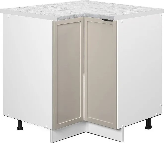 Szafka narożna greybeige 80.5x60x82 fame-line