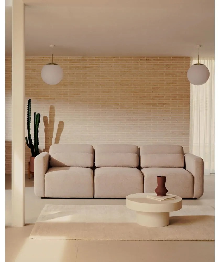 Beżowy moduł sofy (moduł środkowy) Neom – Kave Home