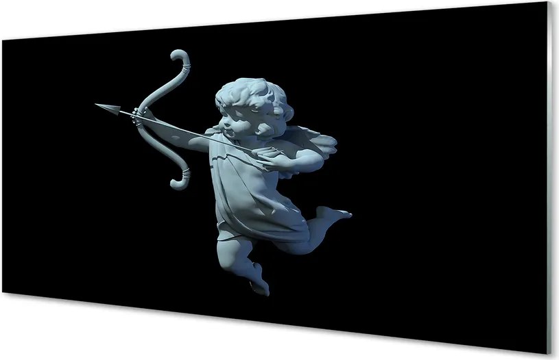 Szklany Panel Anioł Amor z Łukiem