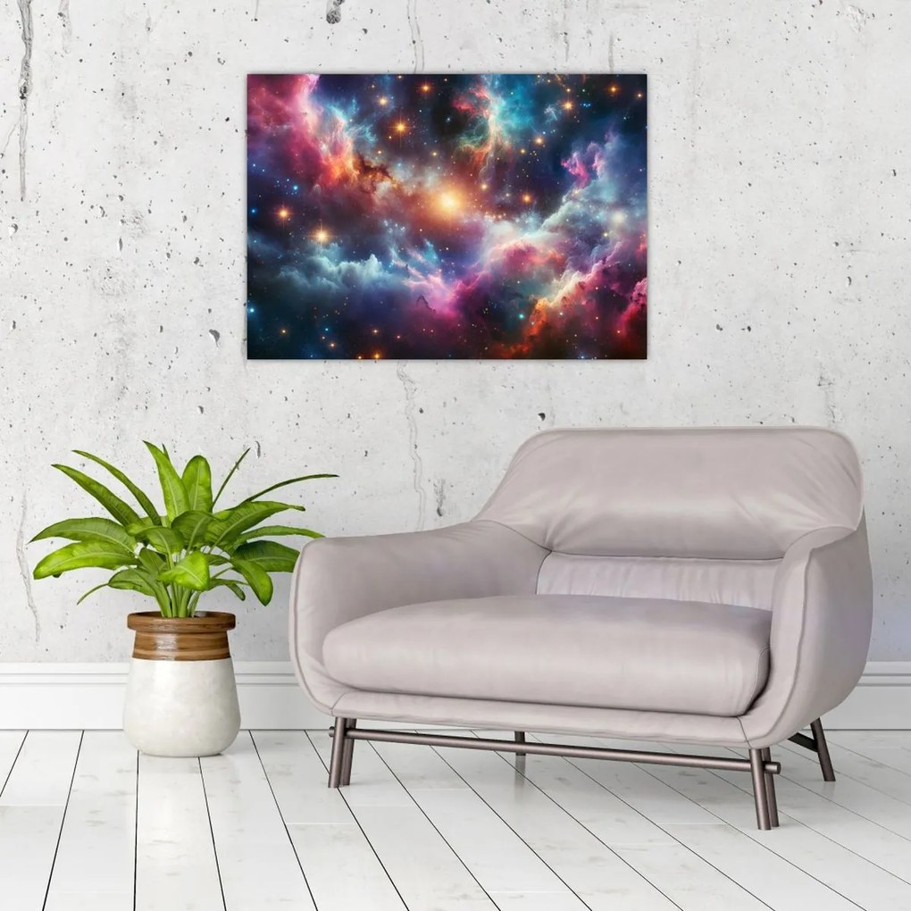 Obraz - Ciemny kosmos (70x50 cm)