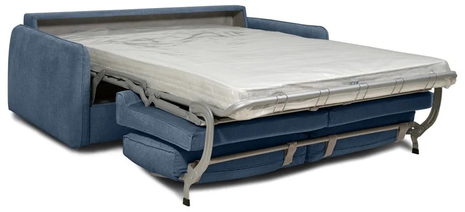 Niebieska rozkładana sofa 189 cm Storm – Scandic