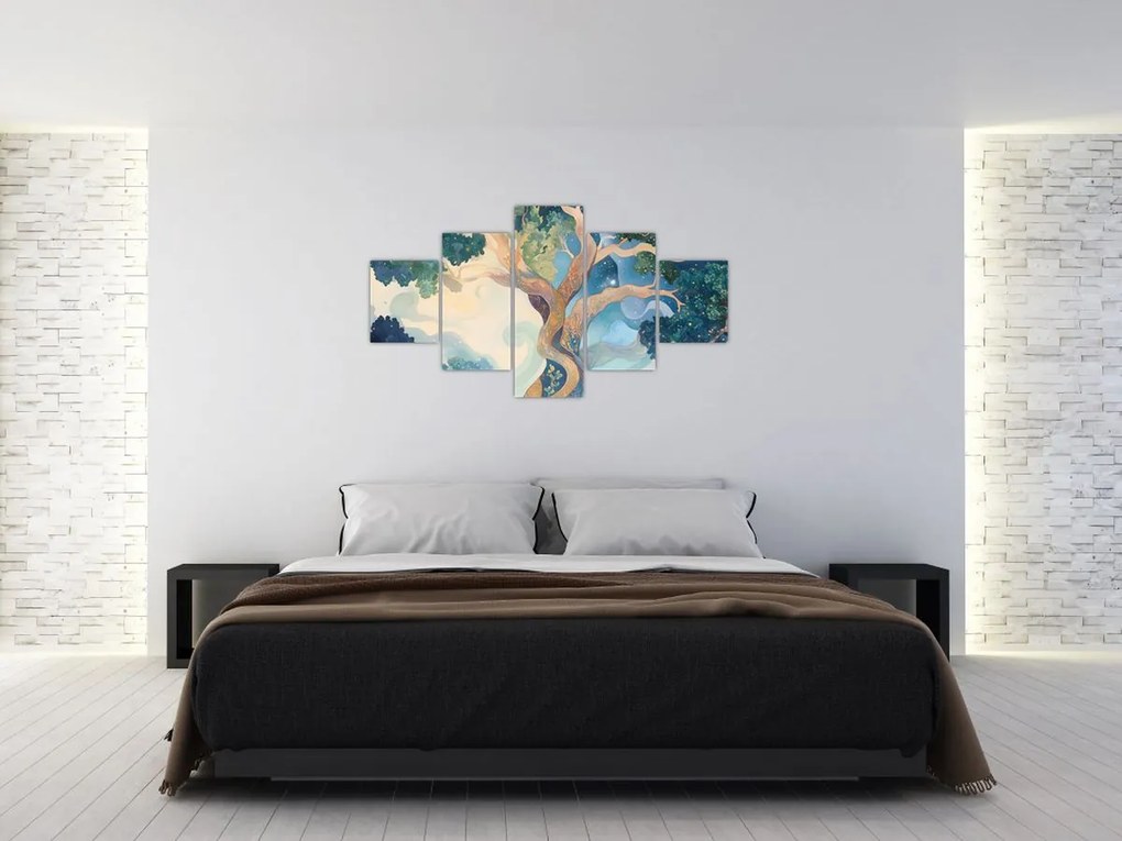 Obraz – Kosmiczne drzewo (125x70 cm)