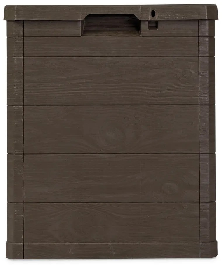 Ciemnobrązowa skrzynia ogrodowa Woodys – Toomax