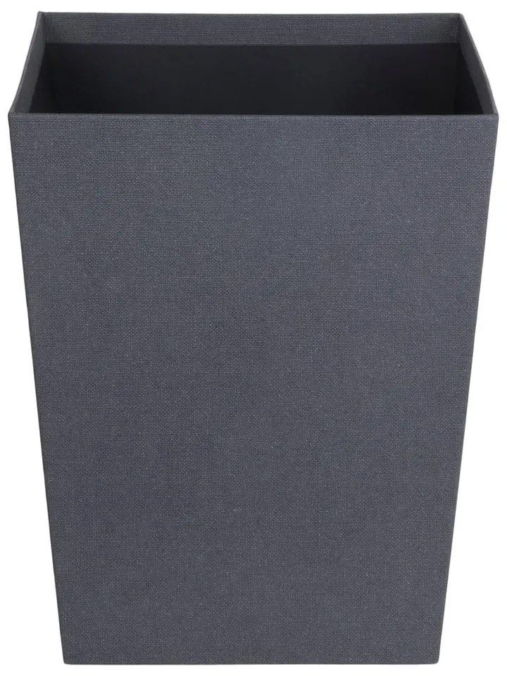 Czarny biurowy kosz na śmieci Sofia Canvas Paper Laminate – Bigso