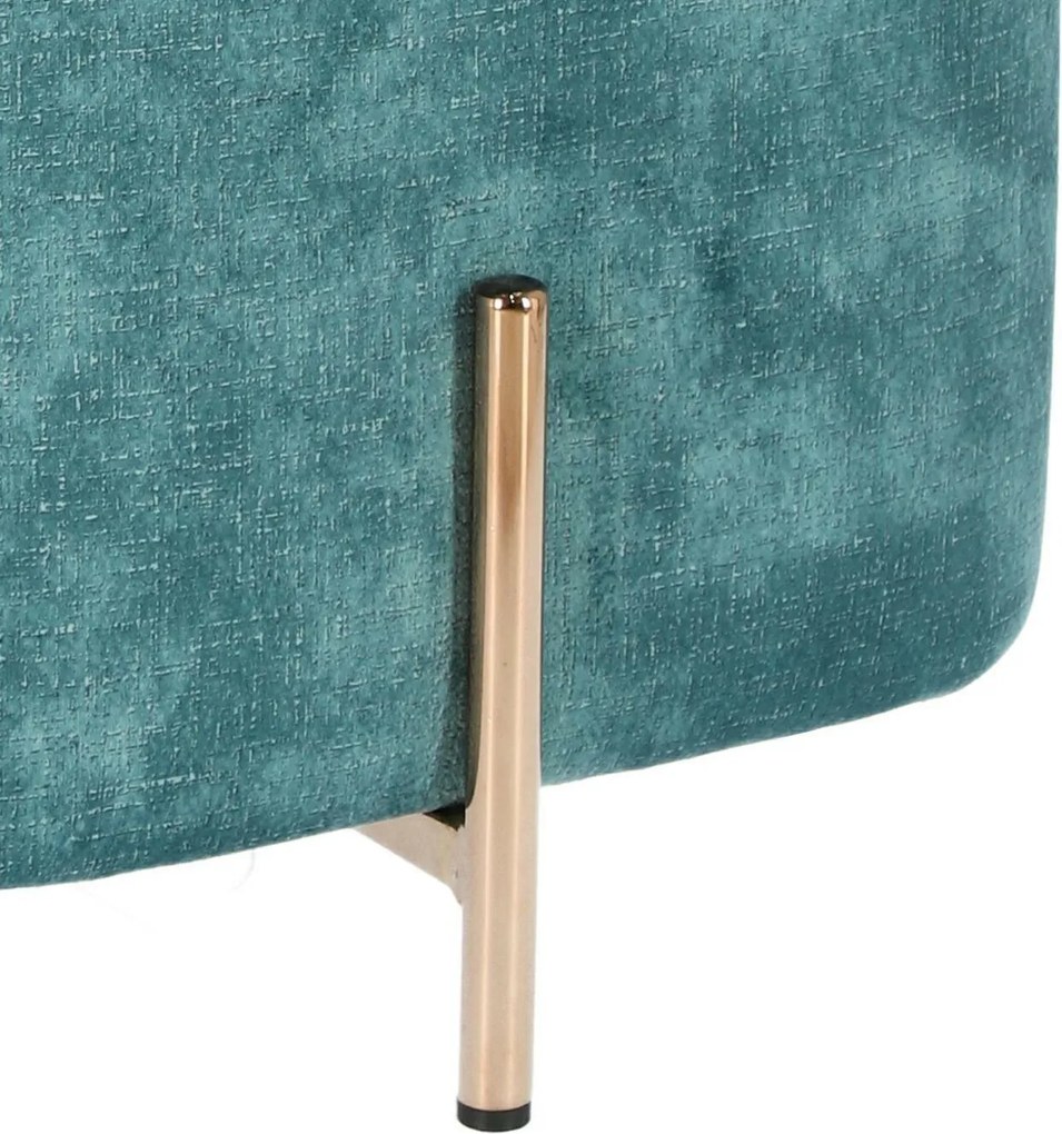 Aksamitna pufa w stylu glamour Izbit Velvet