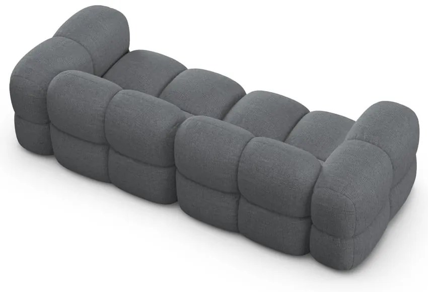 Szara sofa 250 cm Loretto – Cosmopolitan Design