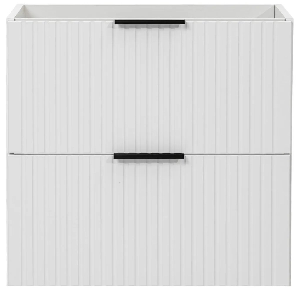 Szafka wisząca  podumywalkowa z szufladami biała 60 x 46 cm ASTROS White