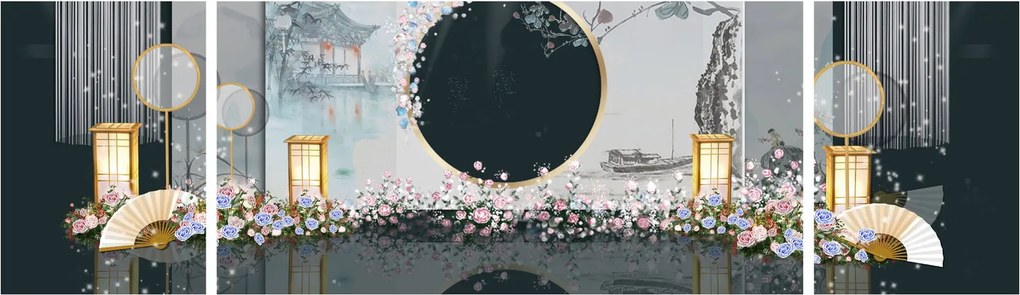 Obraz - Kolaż (170x50 cm)