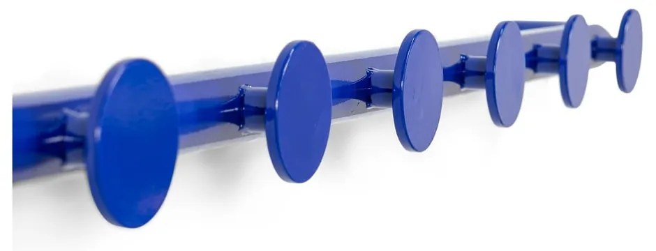 Niebieski metalowy wieszak ścienny 75 cm Retro – Spinder Design