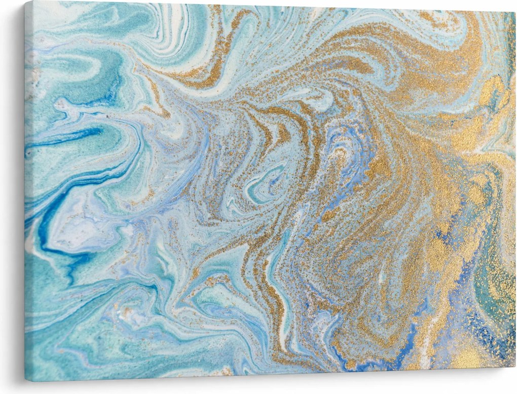Obraz - Niebieski marmur (70x50 cm)