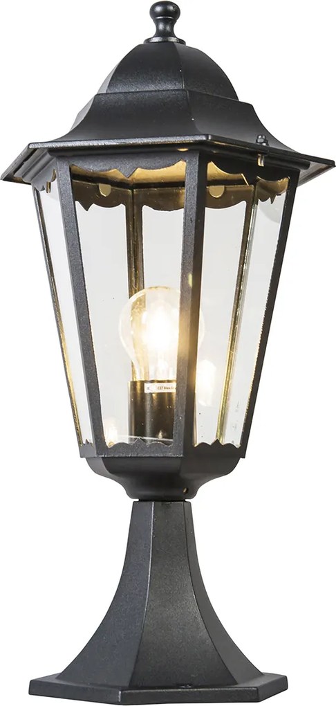 Klasyczna podstawa do latarni zewnętrznej czarna 48 cm IP44 - Nowy Orlean