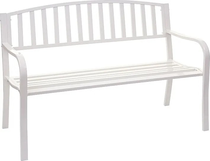 Ławka ogrodowa MCW-F43,  biały