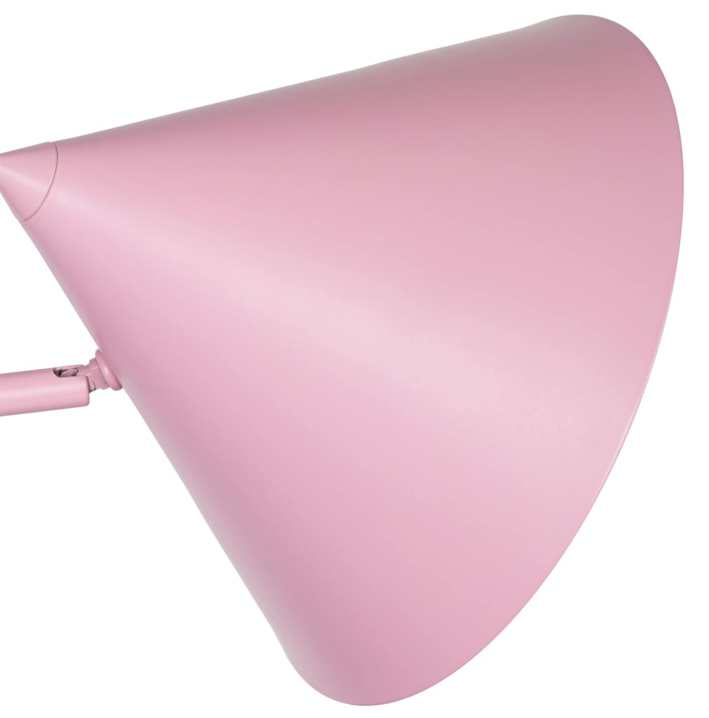 Designerska lampa ścienna różowa regulowana - TriangoloDesignerski Oswietlenie wewnetrzne