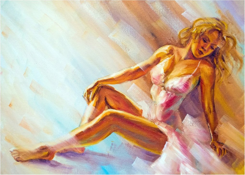 Obraz na szkle - Tancerze (70x50 cm)