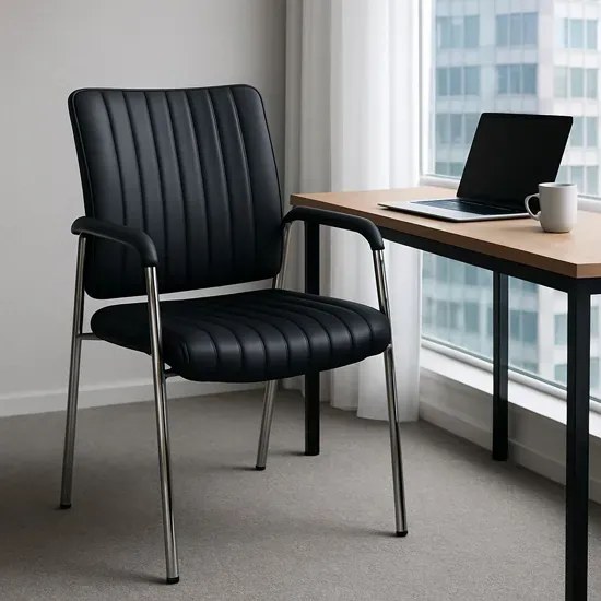 Fotel Konferencyjny Czarny K1-E71
