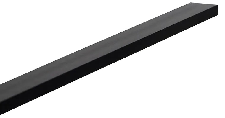 Designerska lampa wisząca czarna w komplecie z LED - Banda Nowoczesny Oswietlenie wewnetrzne
