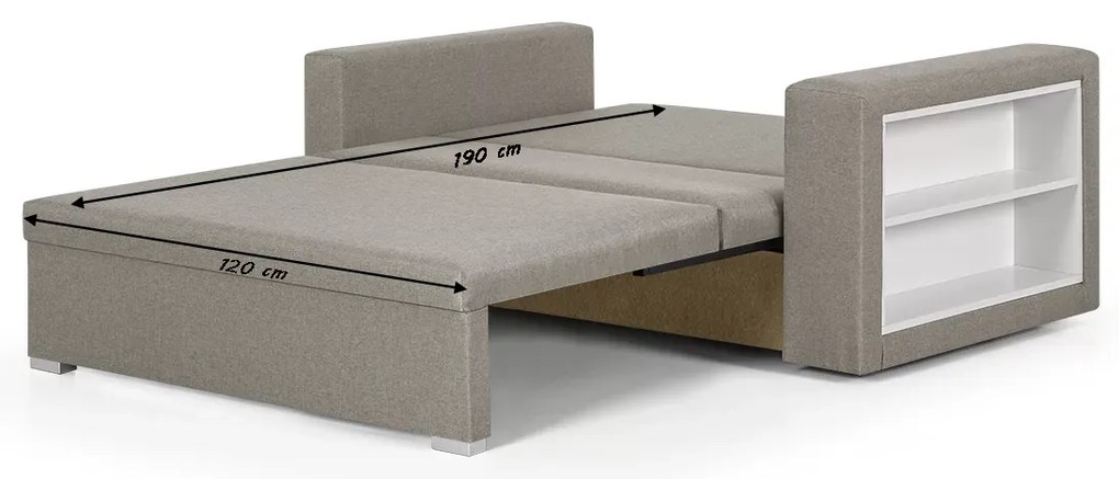 Sofa kanapa 2 os z funkcją spania MILO1 Turkusowy