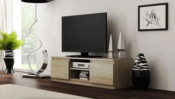 Komoda pod telewizor dąb sonoma - Amida 2X 120 cm