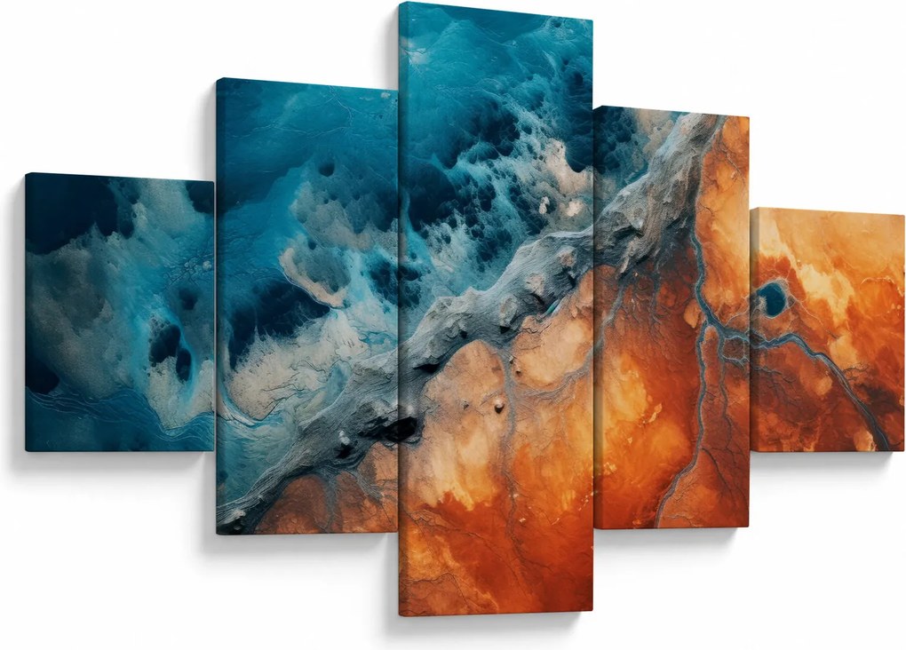 Obraz - Woda i ogień (125x70 cm)