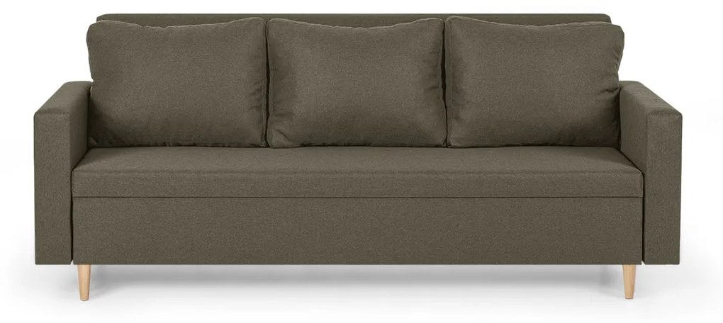 Kanapa sofa 3 osobowa z funkcją spania KEN Brązowy