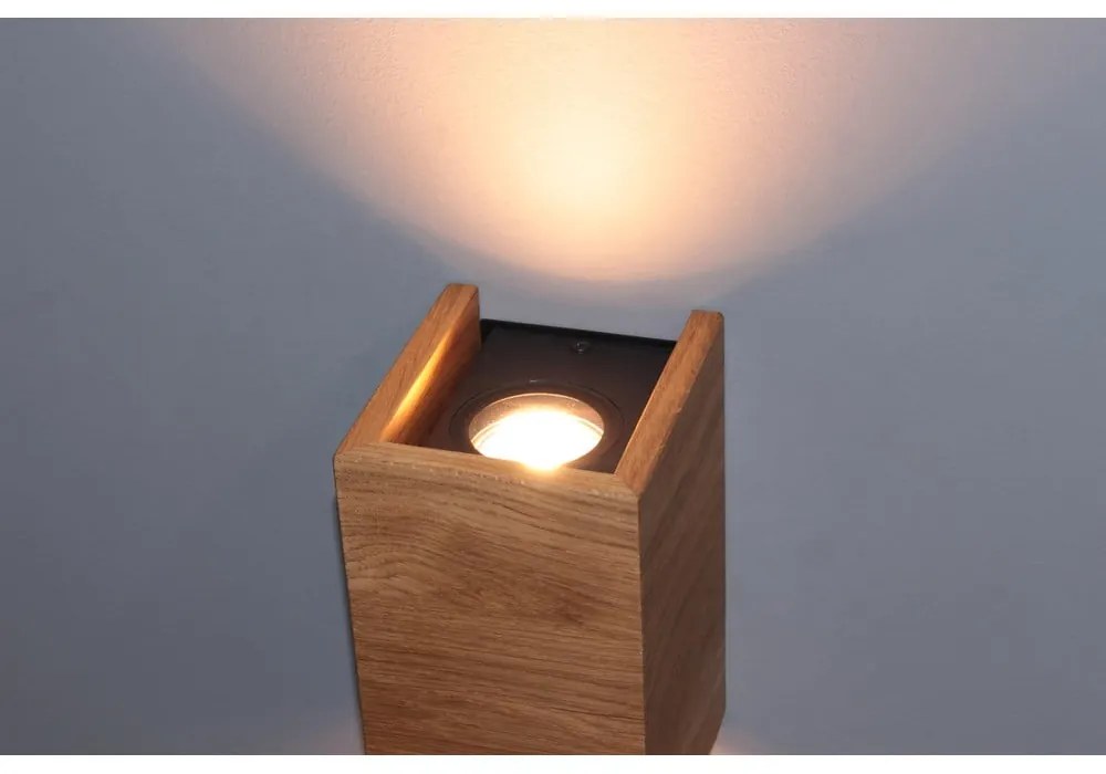 Kinkiet w naturalnym kolorze Shine-wood – Fischer &amp; Honsel