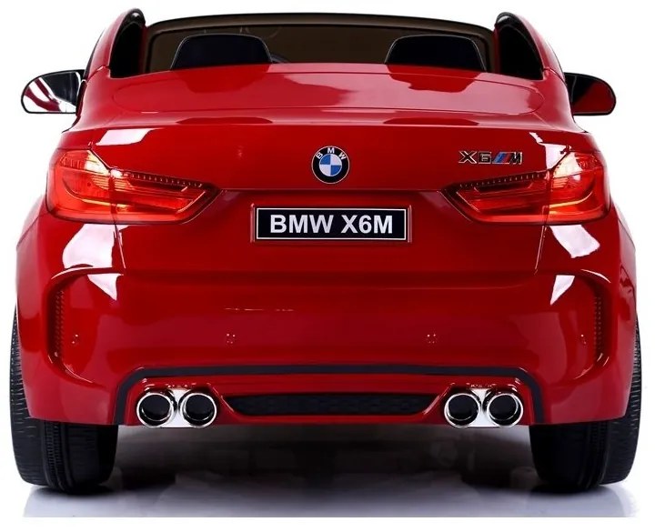 Auto na akumulator nowe bmw x6m czerwone lakierowane