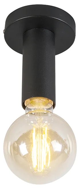 Nowoczesna lampa sufitowa czarna - Facil