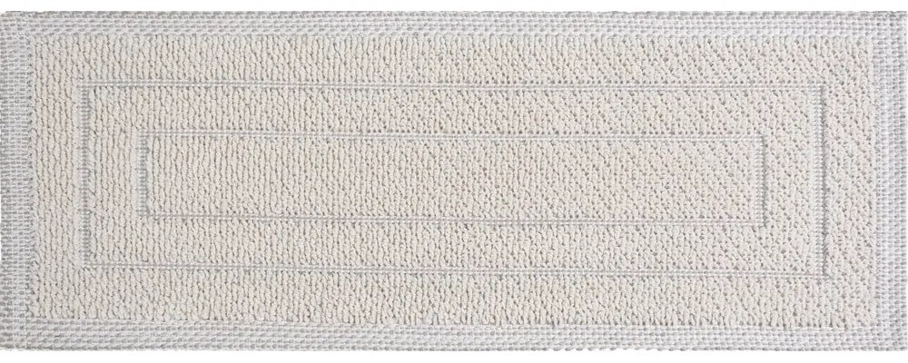 Kremowe bawełniane dywaniki na schody zestaw 16 szt. 25x65 cm Tablo Krem – Vitaus