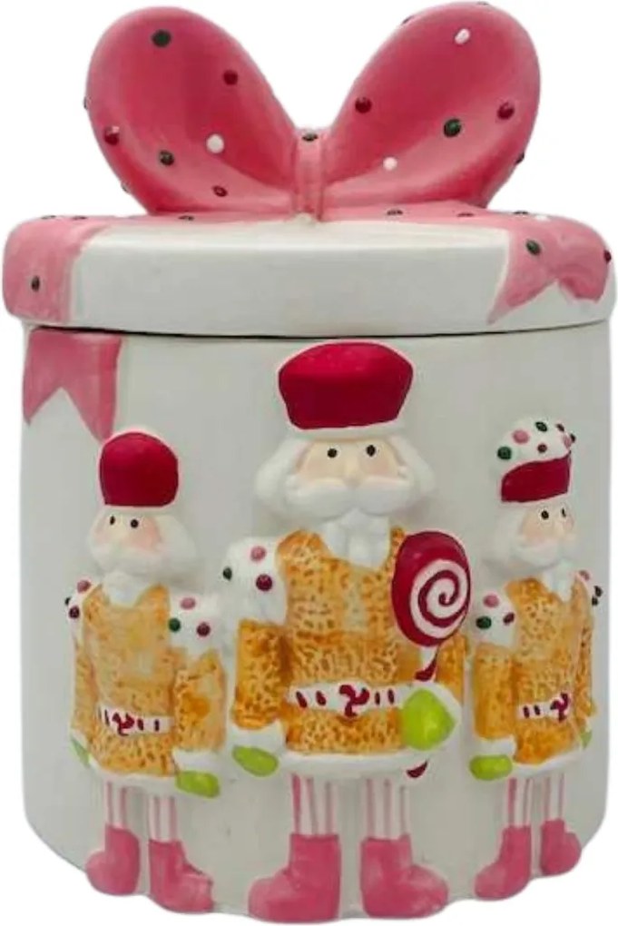 Ceramiczny pojemnik świąteczny w uroczym designie