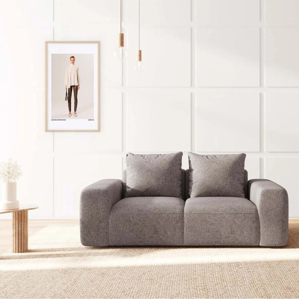 Szara sofa 212 cm Monce – Rodier