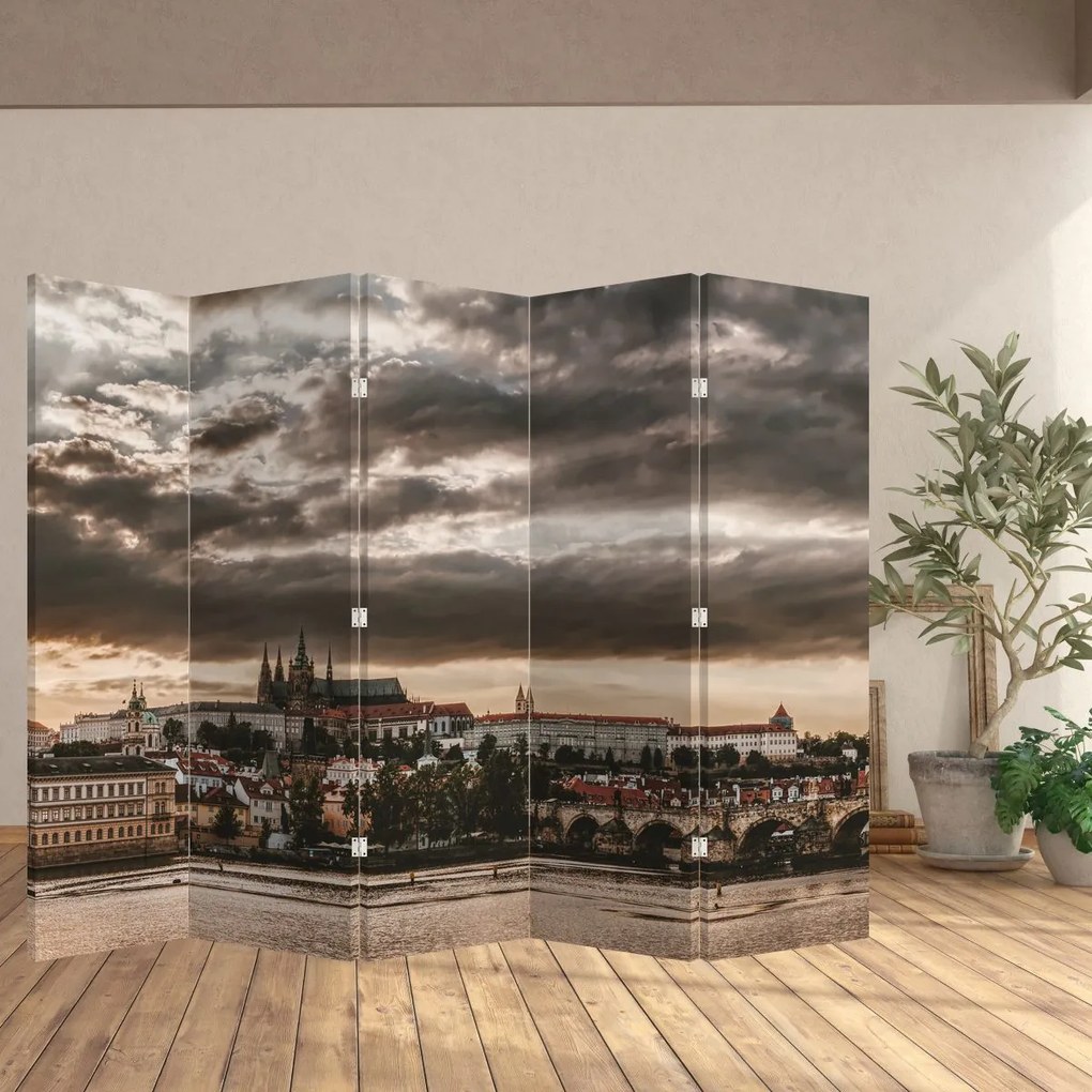 Parawan - Pochmurna Praga (210x170 cm)
