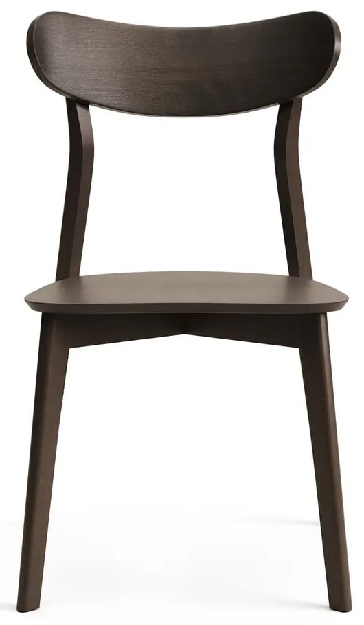 Brązowe krzesła w dekorze dębu zestaw 2 szt. Safina – Kave Home