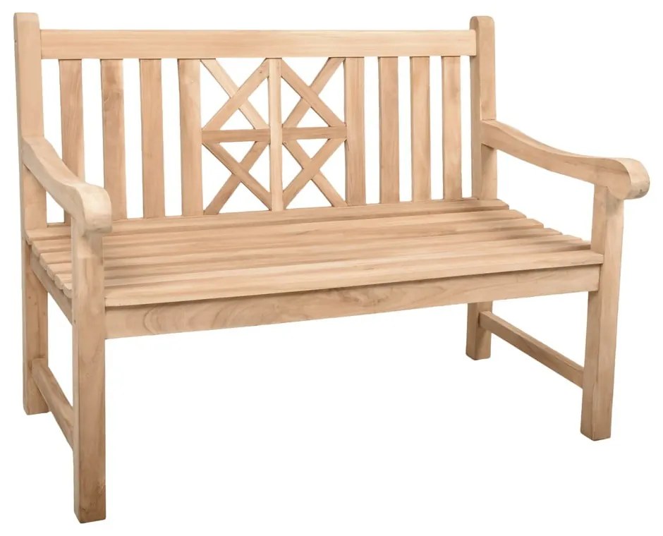 Drewniana ławka ogrodowa w naturalnym kolorze Pantar – Garden Pleasure