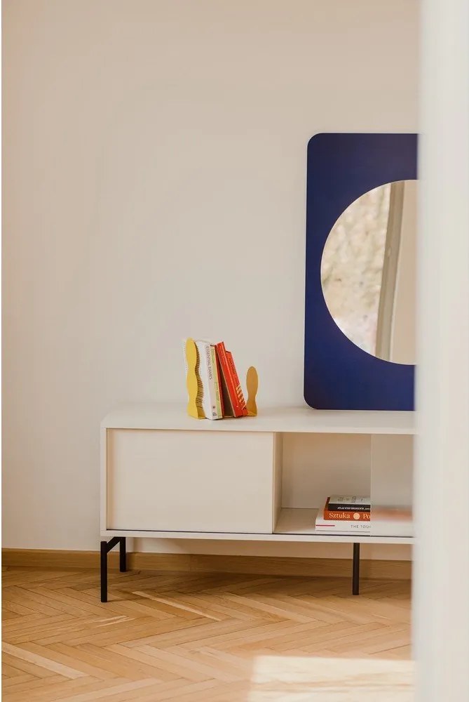 Szarobeżowa szafka pod TV 160x60x42 cm Met – noo.ma