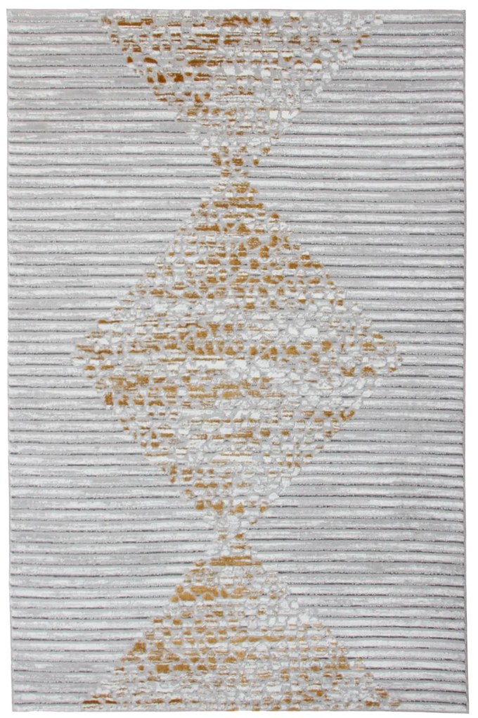 Dywan Batla Bawełniany Szary 152x230 Prostokąt