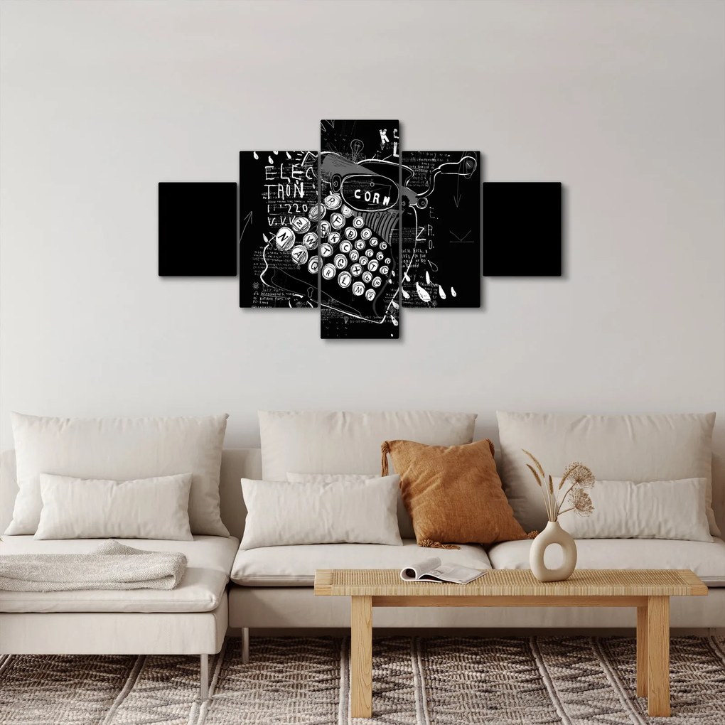 Obraz - Rysunek w stylu Banksy (125x70 cm)