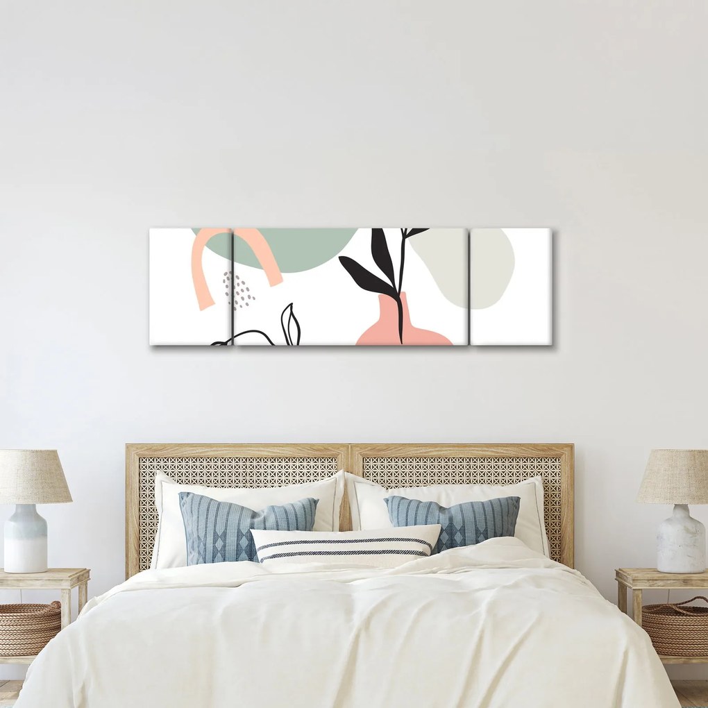Obraz - Kwiaty w wazonie N⁰3 (170x50 cm)