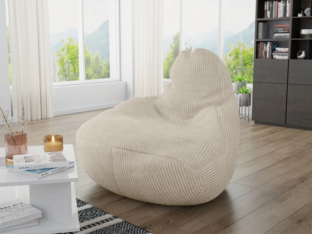 Pufa nowoczesna Liwiko Maxi 300 L Sztruks