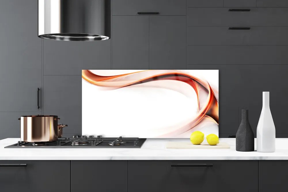 Panel Szklany Fluidyczna Forma Nowoczesna