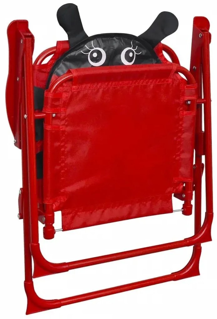 Zestaw mebli ogrodowych dla dzieci czerwony S6-H27