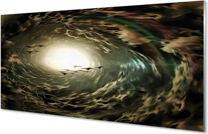 Panel nad Blat Kuchenny Ptaki Szybujące wśród Chmur