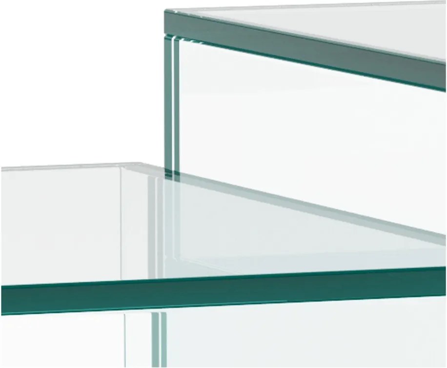 Szklane stoliki zestaw 2 szt. 50x50 cm Dice – Actona