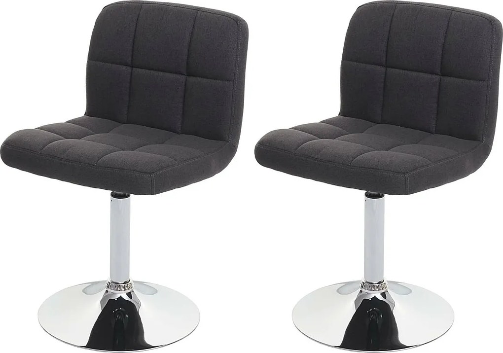 Krzesło do jadalni Cadiz (zestaw 2 sztuk),  ciemnoszary