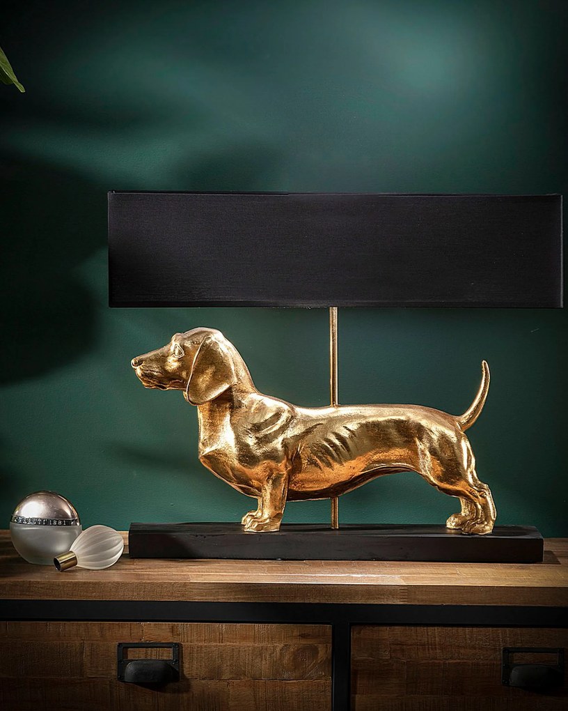 Lampa stołowa Gold Dog 48cm