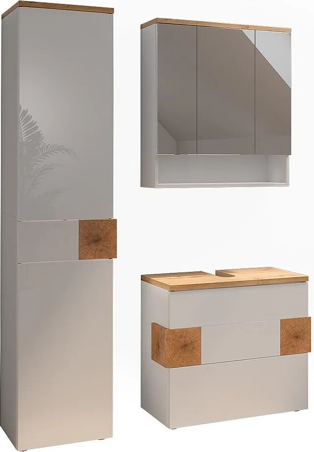 Zestaw mebli łazienkowych biały 70x37x64.5 eden