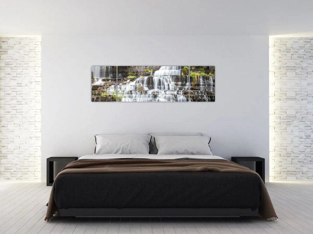 Obraz - Wodospad (170x50 cm)