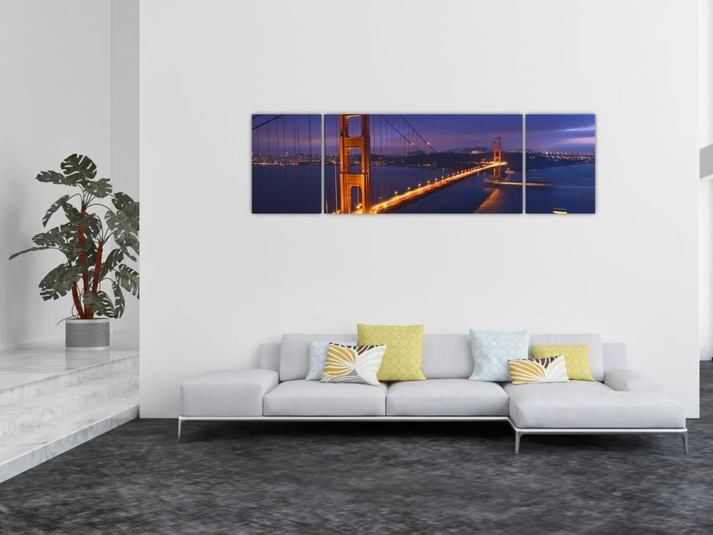 Obraz - Most Golden Gate (170x50 cm)