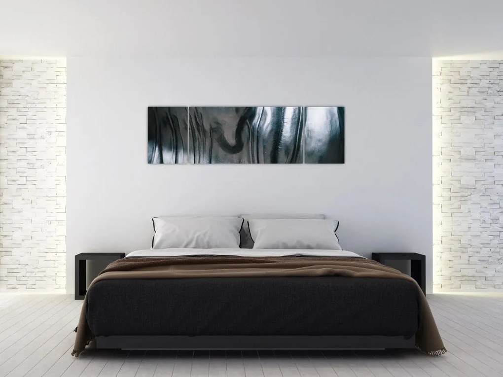 Obraz - Twarz ze stali (170x50 cm)