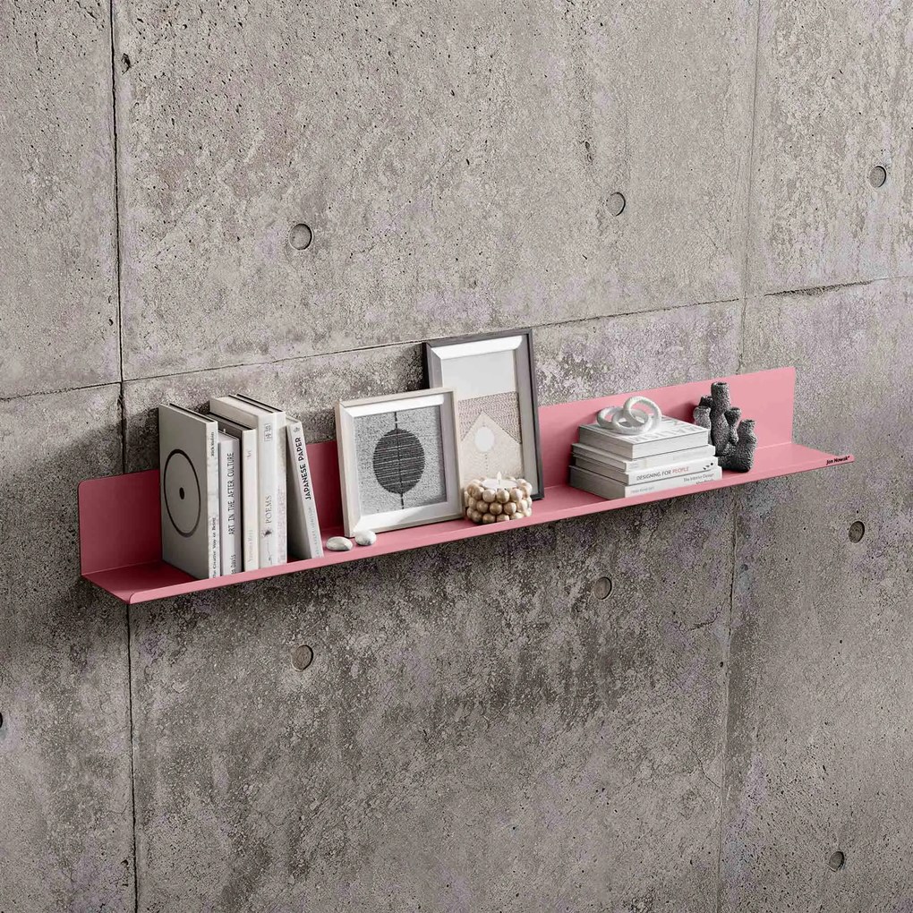 Półka wisząca JOANNE 1200 mm, Fresh Style: pudrowy róż