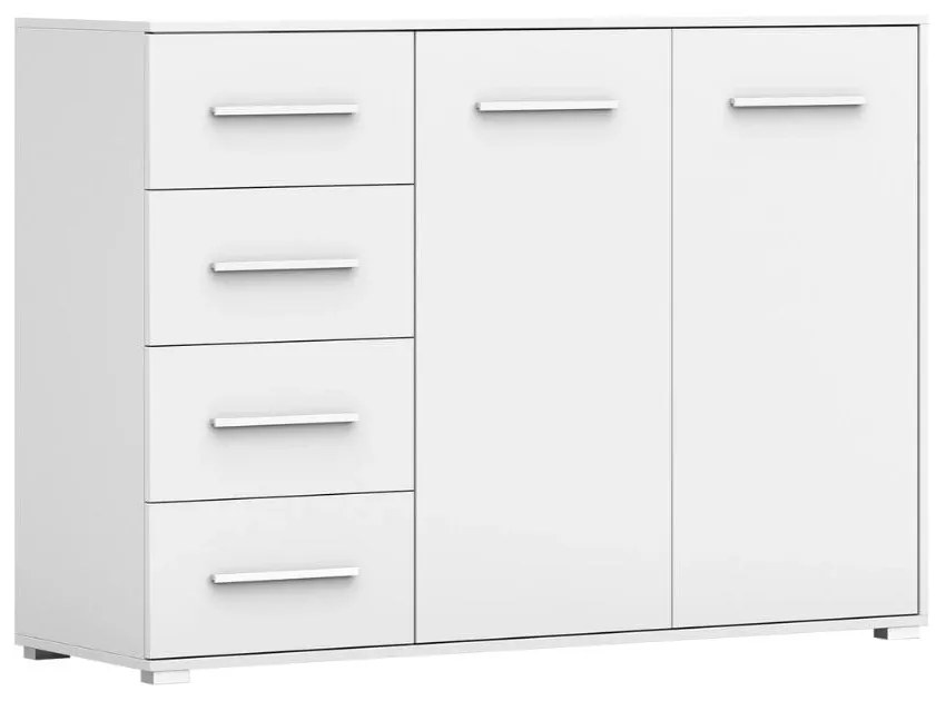 Komoda Fiesta 4S2D 135 cm - biała